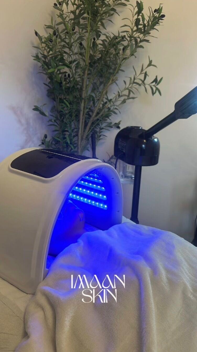 LED Light Therapy treatment at Imaan Skin